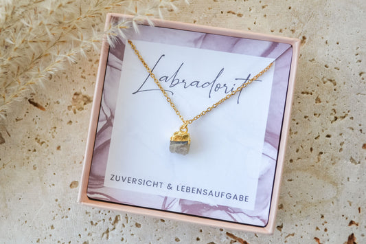 Kette mit Labradorit Anhänger