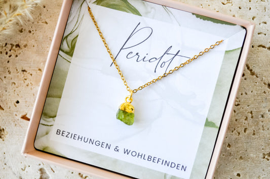 Kette mit Peridot Anhänger